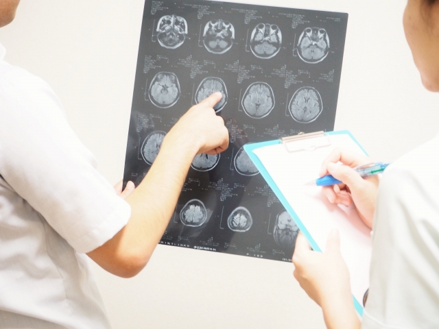 中耳炎の検査でレントゲン